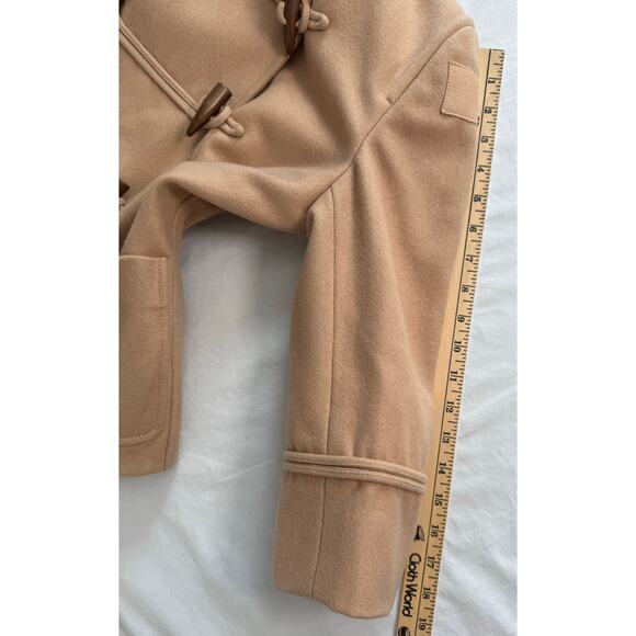 Troy Smith for D Military Double Toggle Coat Tan Caramel SIZE M Wool - Picture 4 of 14